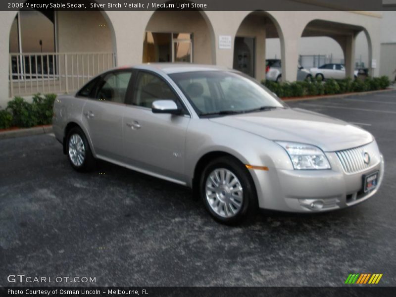 Silver Birch Metallic / Medium Light Stone 2008 Mercury Sable Sedan