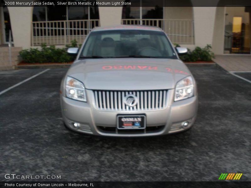 Silver Birch Metallic / Medium Light Stone 2008 Mercury Sable Sedan