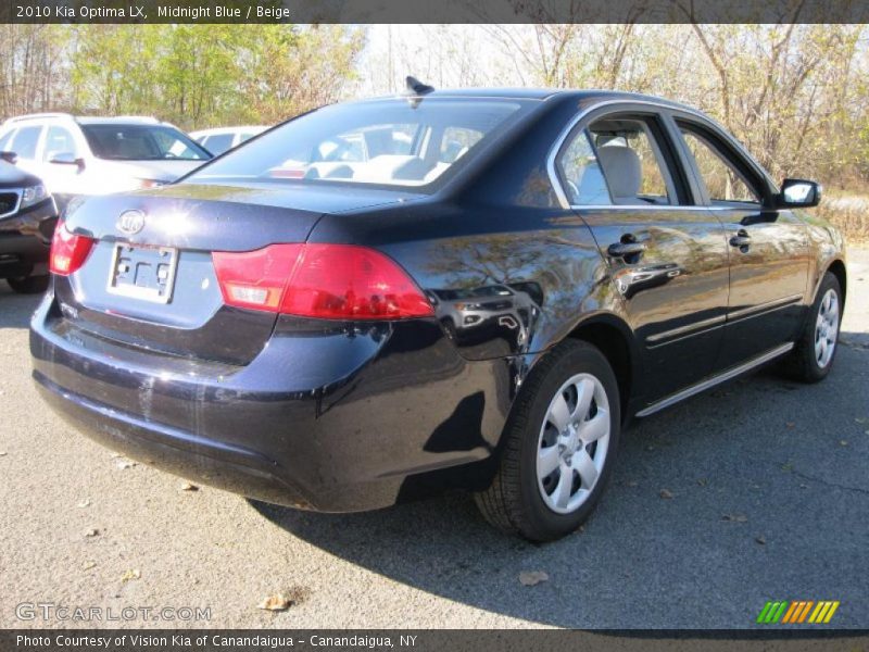 Midnight Blue / Beige 2010 Kia Optima LX
