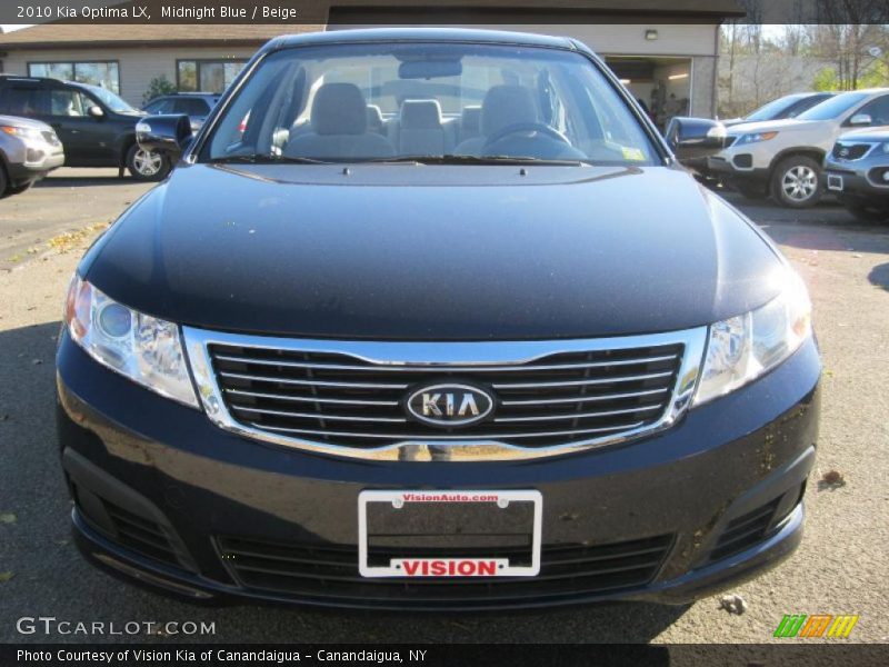 Midnight Blue / Beige 2010 Kia Optima LX