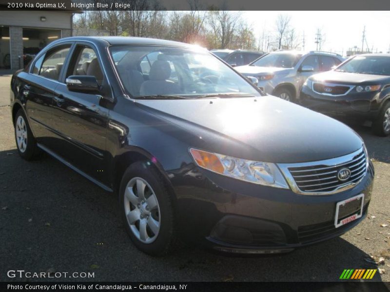 Midnight Blue / Beige 2010 Kia Optima LX
