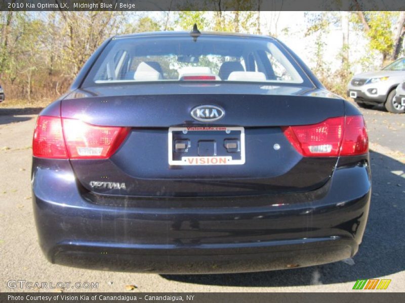 Midnight Blue / Beige 2010 Kia Optima LX