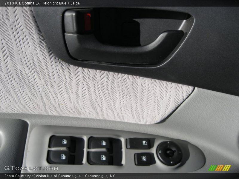 Midnight Blue / Beige 2010 Kia Optima LX