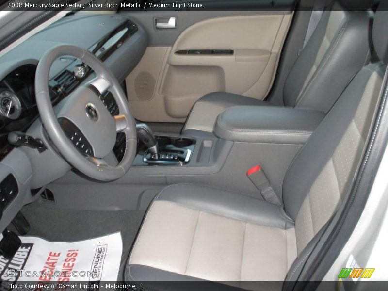 Silver Birch Metallic / Medium Light Stone 2008 Mercury Sable Sedan
