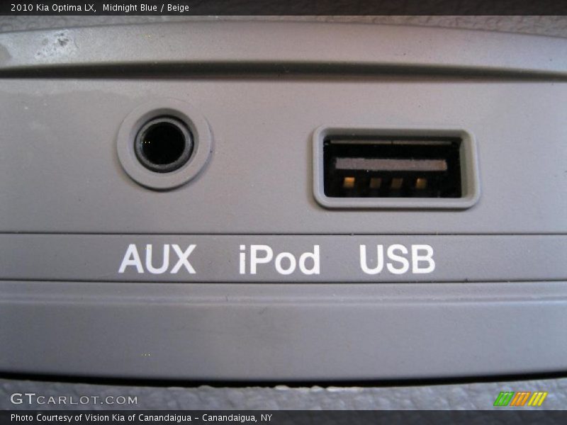 Midnight Blue / Beige 2010 Kia Optima LX