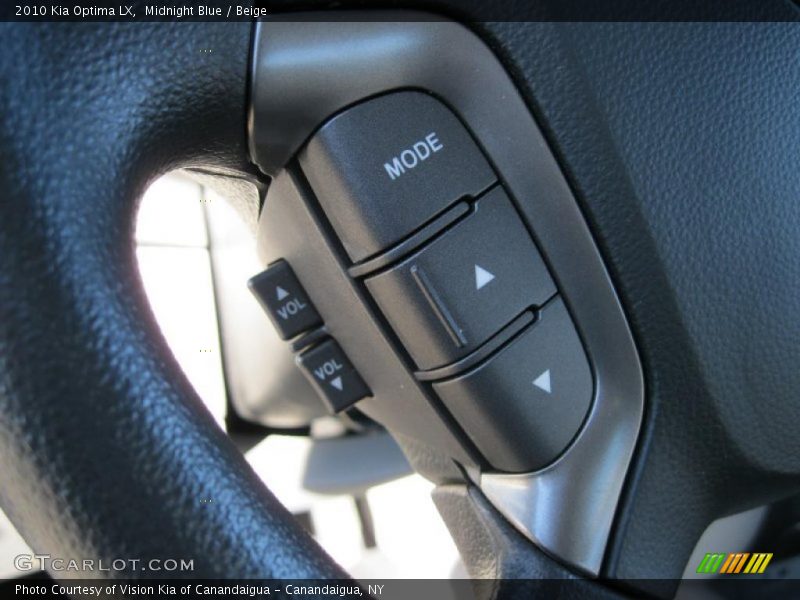 Midnight Blue / Beige 2010 Kia Optima LX