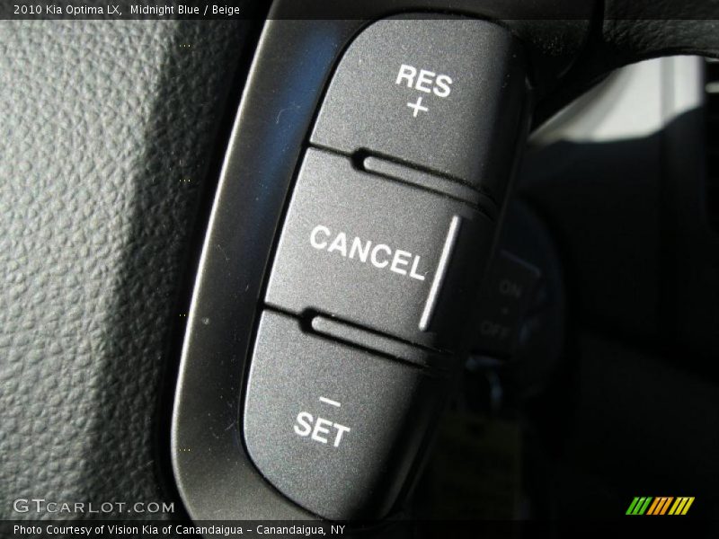 Midnight Blue / Beige 2010 Kia Optima LX