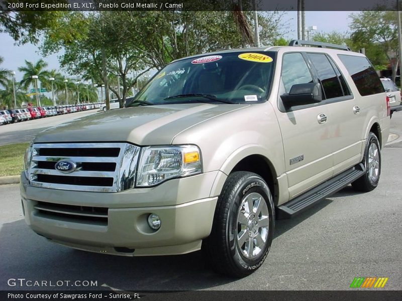 Pueblo Gold Metallic / Camel 2008 Ford Expedition EL XLT