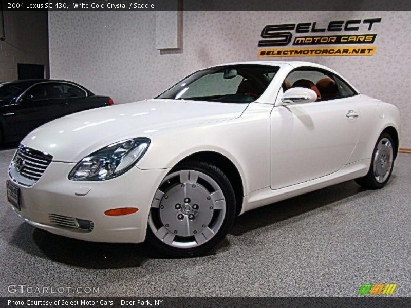 White Gold Crystal / Saddle 2004 Lexus SC 430