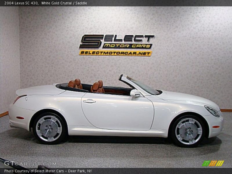 White Gold Crystal / Saddle 2004 Lexus SC 430