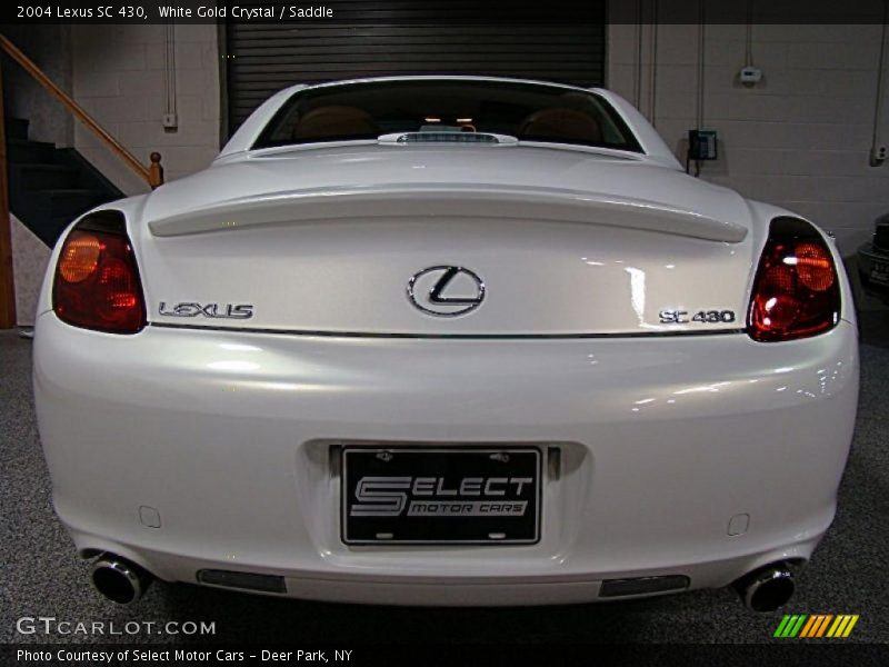 White Gold Crystal / Saddle 2004 Lexus SC 430