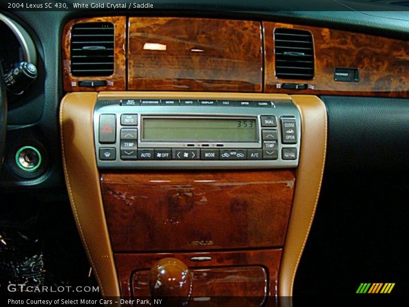 White Gold Crystal / Saddle 2004 Lexus SC 430