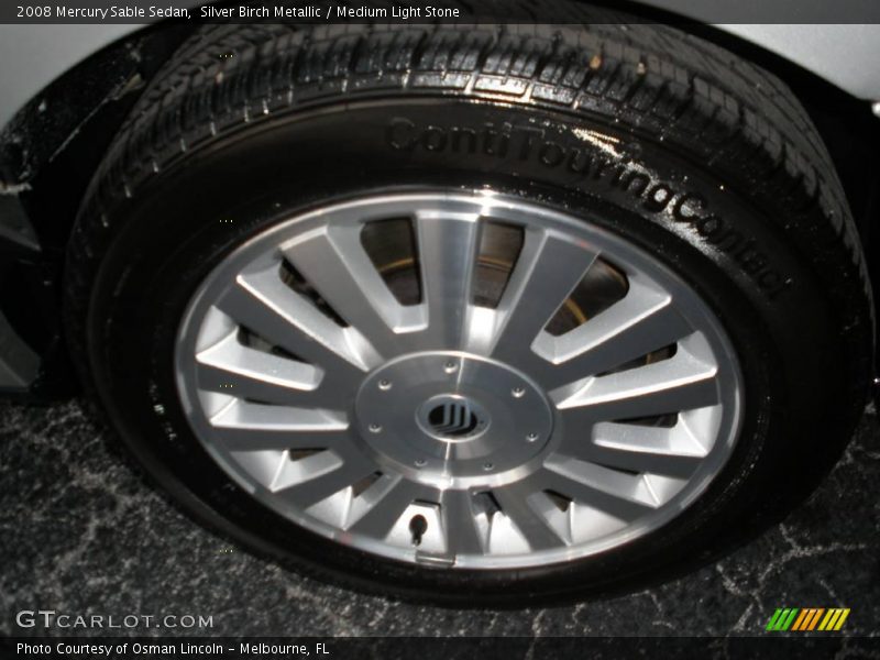 Silver Birch Metallic / Medium Light Stone 2008 Mercury Sable Sedan