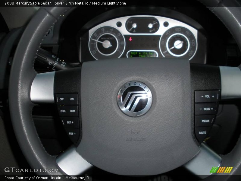 Silver Birch Metallic / Medium Light Stone 2008 Mercury Sable Sedan