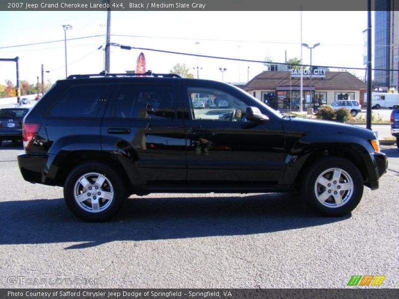 Black / Medium Slate Gray 2007 Jeep Grand Cherokee Laredo 4x4
