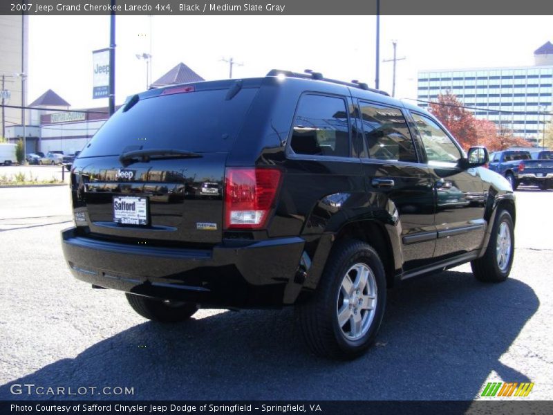 Black / Medium Slate Gray 2007 Jeep Grand Cherokee Laredo 4x4