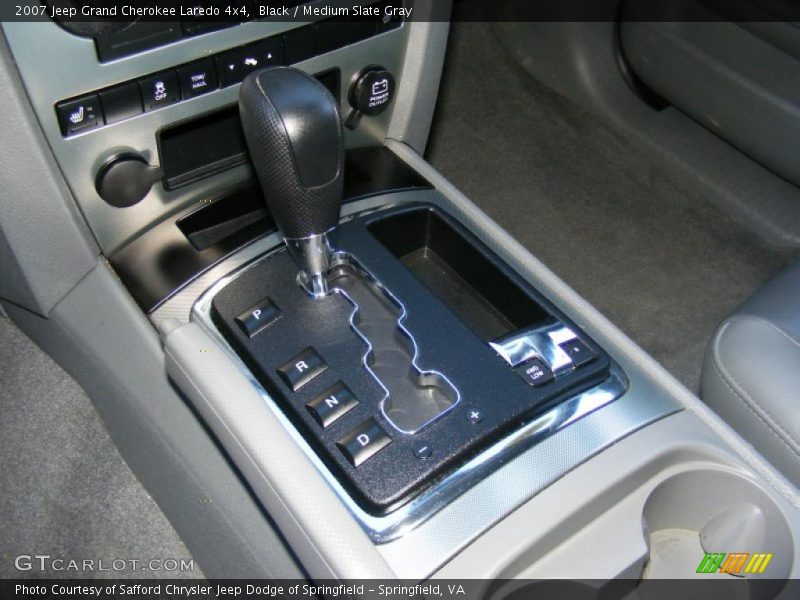Black / Medium Slate Gray 2007 Jeep Grand Cherokee Laredo 4x4