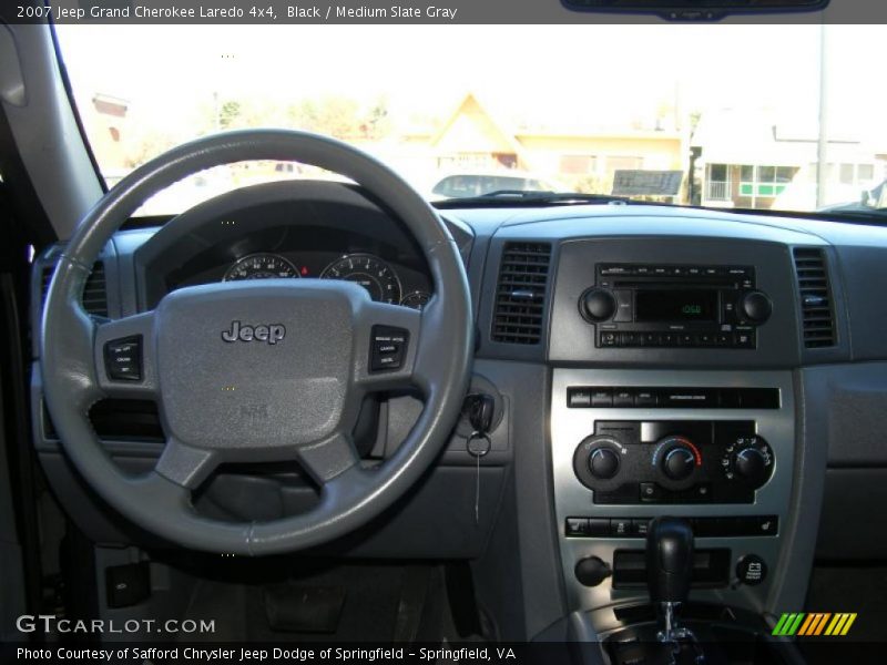 Black / Medium Slate Gray 2007 Jeep Grand Cherokee Laredo 4x4