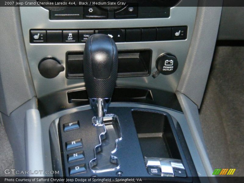 Black / Medium Slate Gray 2007 Jeep Grand Cherokee Laredo 4x4