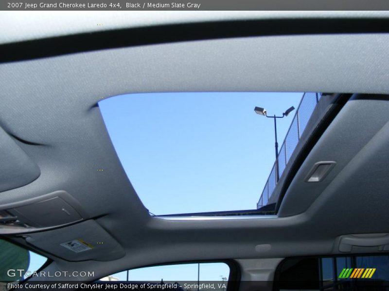 Black / Medium Slate Gray 2007 Jeep Grand Cherokee Laredo 4x4