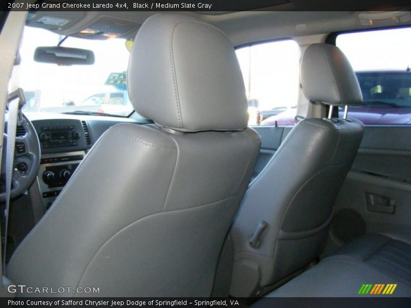 Black / Medium Slate Gray 2007 Jeep Grand Cherokee Laredo 4x4