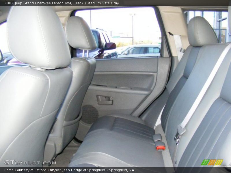 Black / Medium Slate Gray 2007 Jeep Grand Cherokee Laredo 4x4