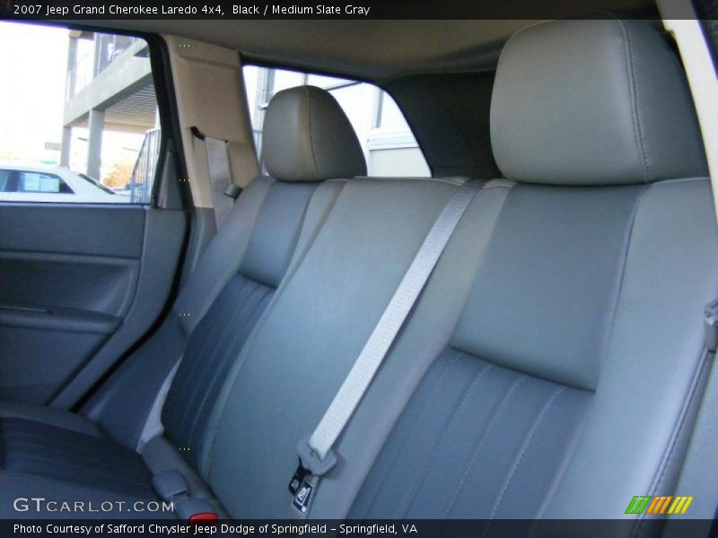 Black / Medium Slate Gray 2007 Jeep Grand Cherokee Laredo 4x4