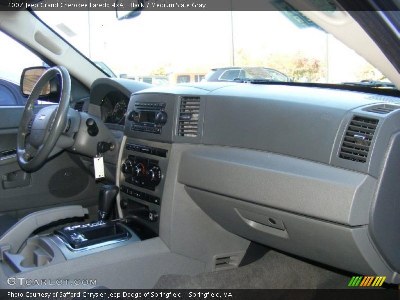 Black / Medium Slate Gray 2007 Jeep Grand Cherokee Laredo 4x4