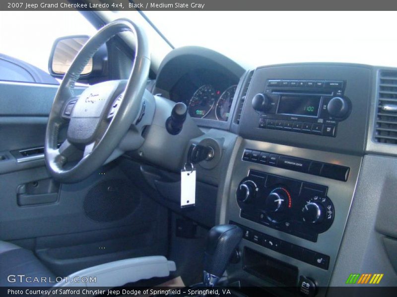 Black / Medium Slate Gray 2007 Jeep Grand Cherokee Laredo 4x4