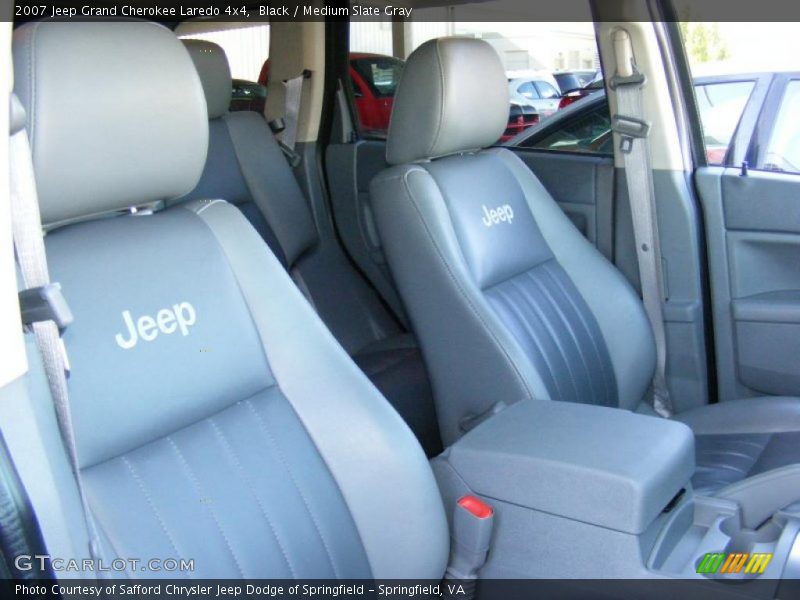 Black / Medium Slate Gray 2007 Jeep Grand Cherokee Laredo 4x4