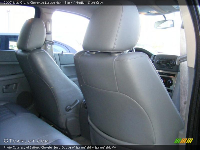 Black / Medium Slate Gray 2007 Jeep Grand Cherokee Laredo 4x4