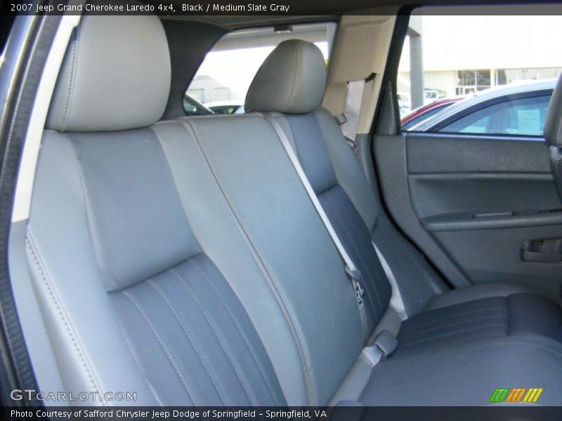 Black / Medium Slate Gray 2007 Jeep Grand Cherokee Laredo 4x4