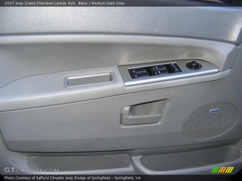 Black / Medium Slate Gray 2007 Jeep Grand Cherokee Laredo 4x4