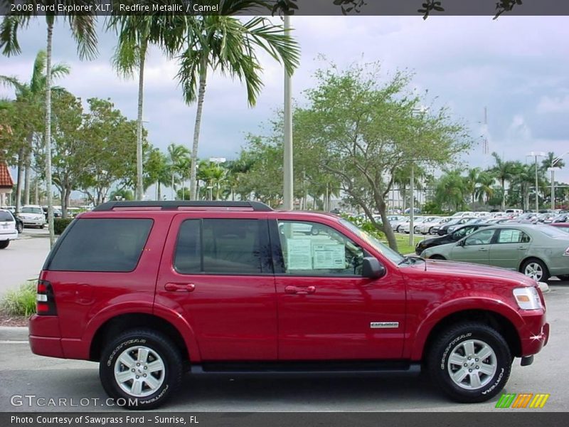 Redfire Metallic / Camel 2008 Ford Explorer XLT