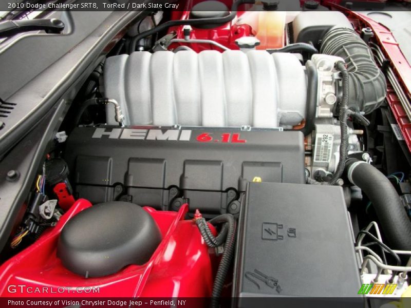 TorRed / Dark Slate Gray 2010 Dodge Challenger SRT8