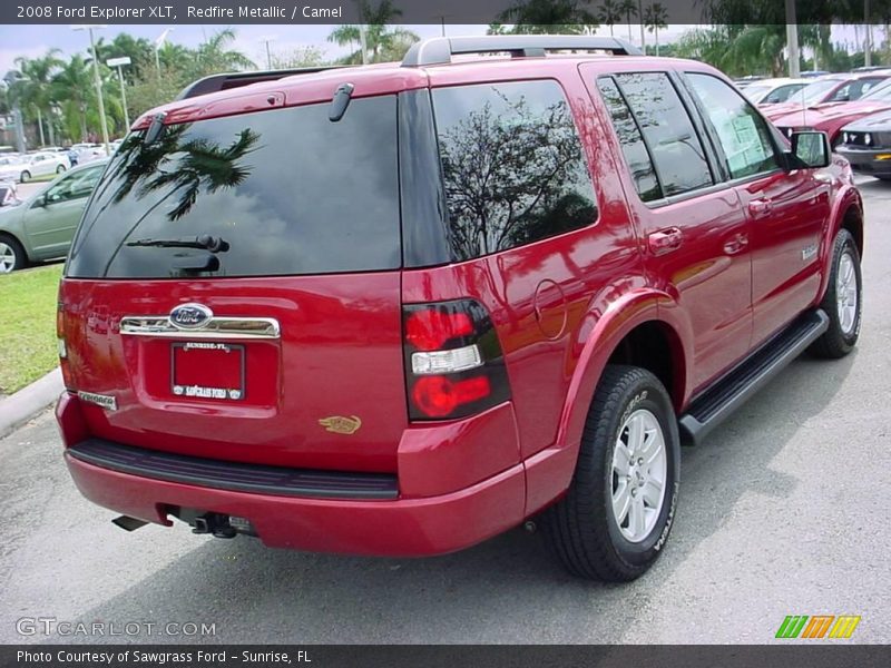 Redfire Metallic / Camel 2008 Ford Explorer XLT