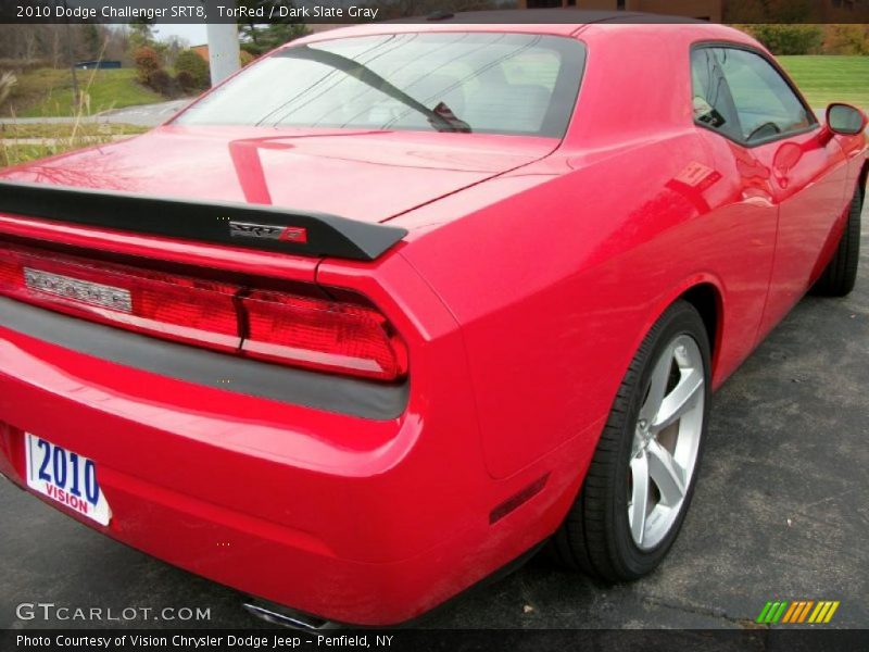 TorRed / Dark Slate Gray 2010 Dodge Challenger SRT8