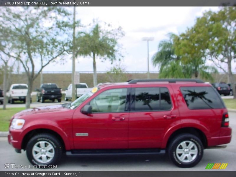 Redfire Metallic / Camel 2008 Ford Explorer XLT