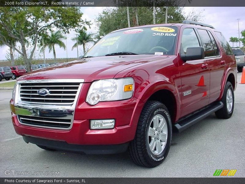 Redfire Metallic / Camel 2008 Ford Explorer XLT