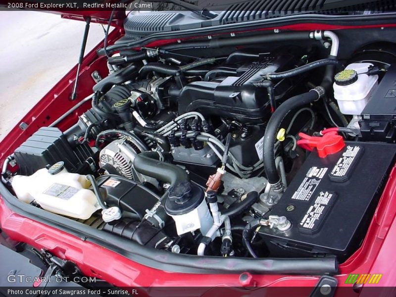 Redfire Metallic / Camel 2008 Ford Explorer XLT
