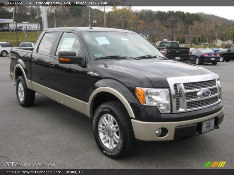 Tuxedo Black / Tan 2010 Ford F150 Lariat SuperCrew 4x4