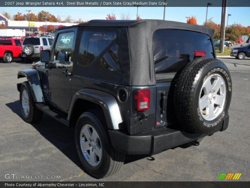 Steel Blue Metallic / Dark Slate Gray/Medium Slate Gray 2007 Jeep Wrangler Sahara 4x4