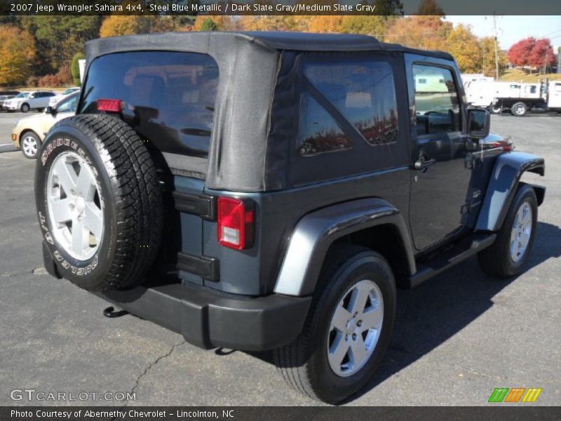 Steel Blue Metallic / Dark Slate Gray/Medium Slate Gray 2007 Jeep Wrangler Sahara 4x4