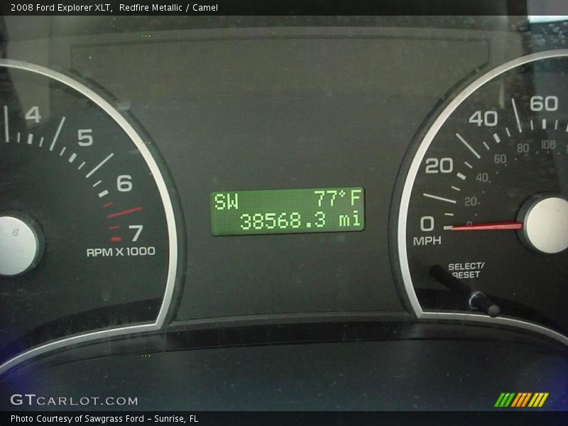 Redfire Metallic / Camel 2008 Ford Explorer XLT