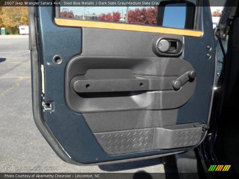 Steel Blue Metallic / Dark Slate Gray/Medium Slate Gray 2007 Jeep Wrangler Sahara 4x4