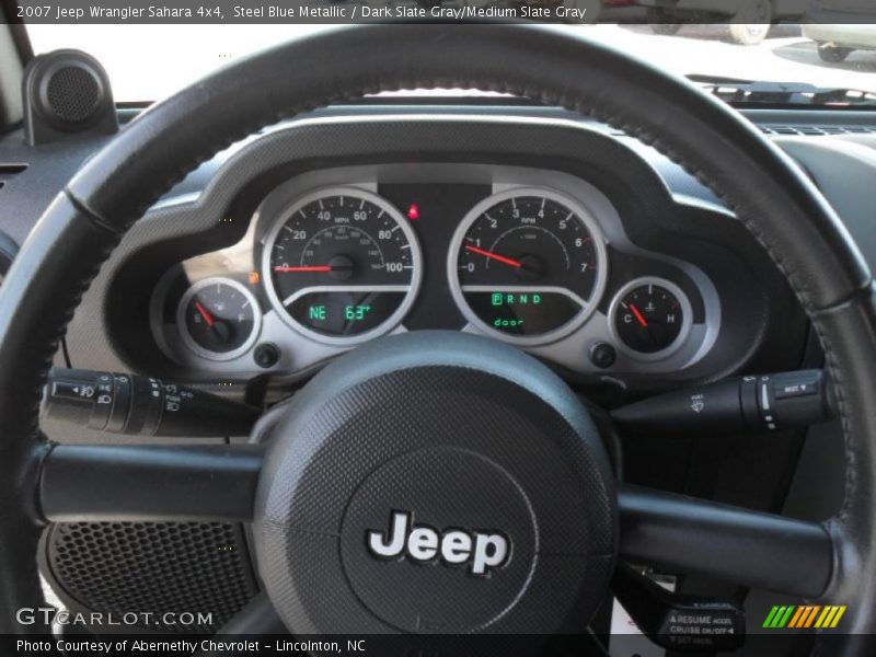 Steel Blue Metallic / Dark Slate Gray/Medium Slate Gray 2007 Jeep Wrangler Sahara 4x4
