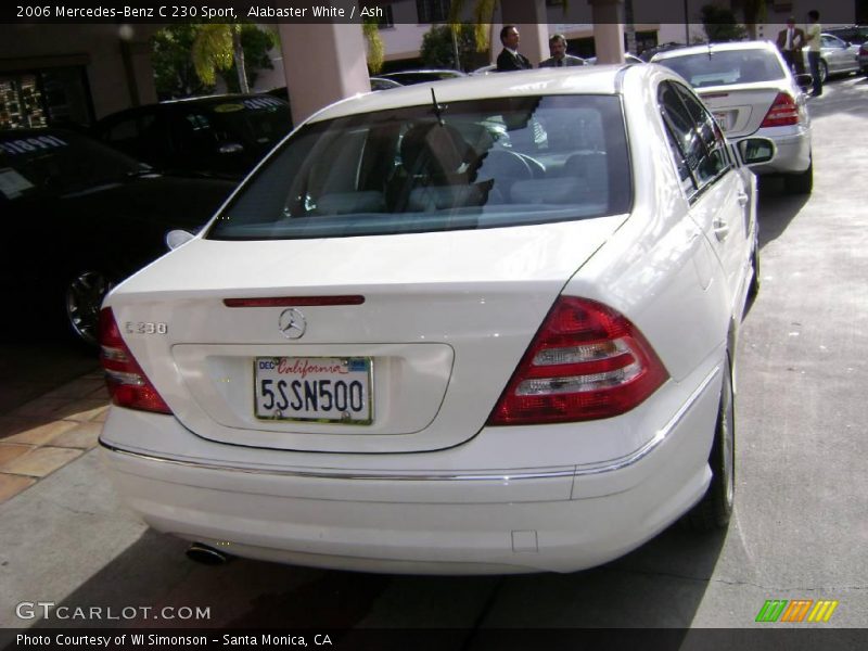 Alabaster White / Ash 2006 Mercedes-Benz C 230 Sport