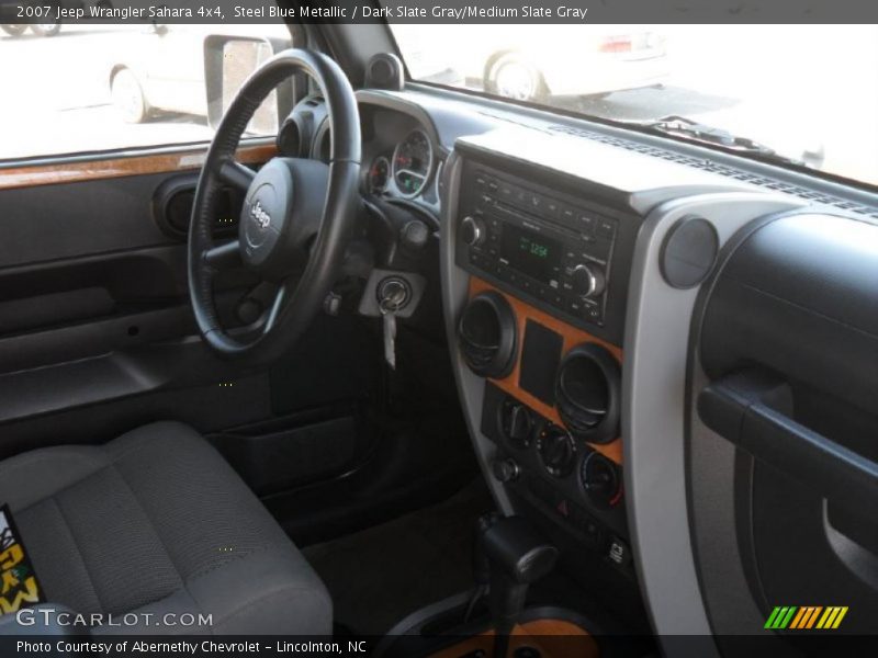 Steel Blue Metallic / Dark Slate Gray/Medium Slate Gray 2007 Jeep Wrangler Sahara 4x4