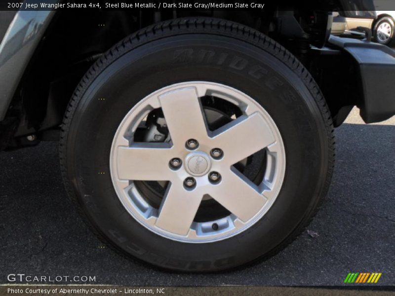 Steel Blue Metallic / Dark Slate Gray/Medium Slate Gray 2007 Jeep Wrangler Sahara 4x4