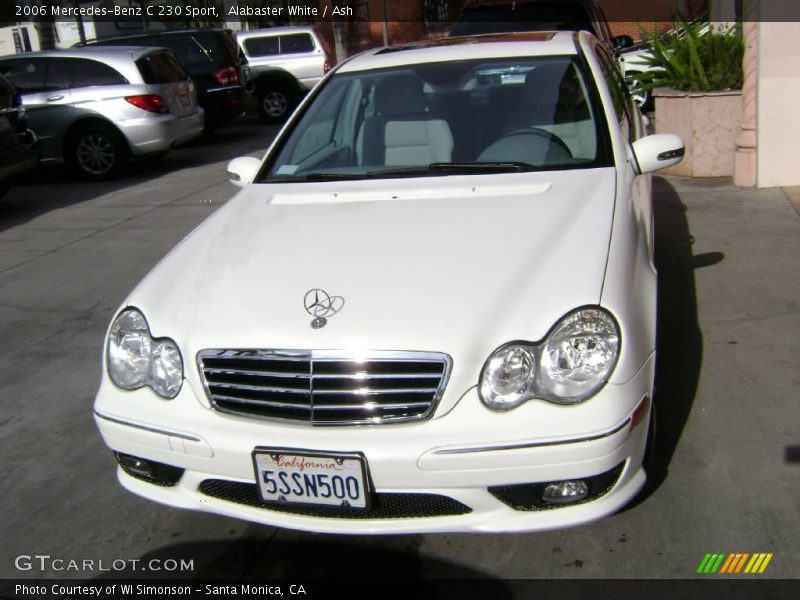 Alabaster White / Ash 2006 Mercedes-Benz C 230 Sport